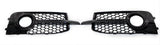 2011-2015 For Audi A1 S1 8X Front Bumper Down Grille Honeycomb Style Honeycomb Fog Light Grilles